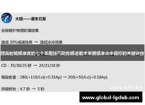提高射箭精准度的七个实用技巧助你精进箭术掌握精准命中目标的关键诀窍 提高射箭精准度的七个实用技巧助你精进箭术掌握精准命中目标的关键诀窍